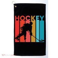 Retro Poster Hockey Lovers Golf Towel thumb 0