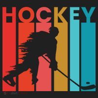 Retro Poster Hockey Lovers Golf Towel thumb 3