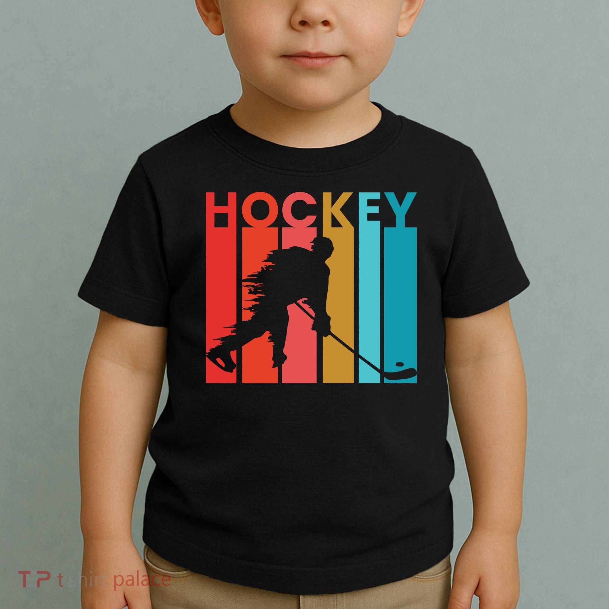 Retro Poster Hockey Lovers Toddler T-Shirt