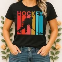 Retro Poster Hockey Lovers Women's T-Shirt thumb 2