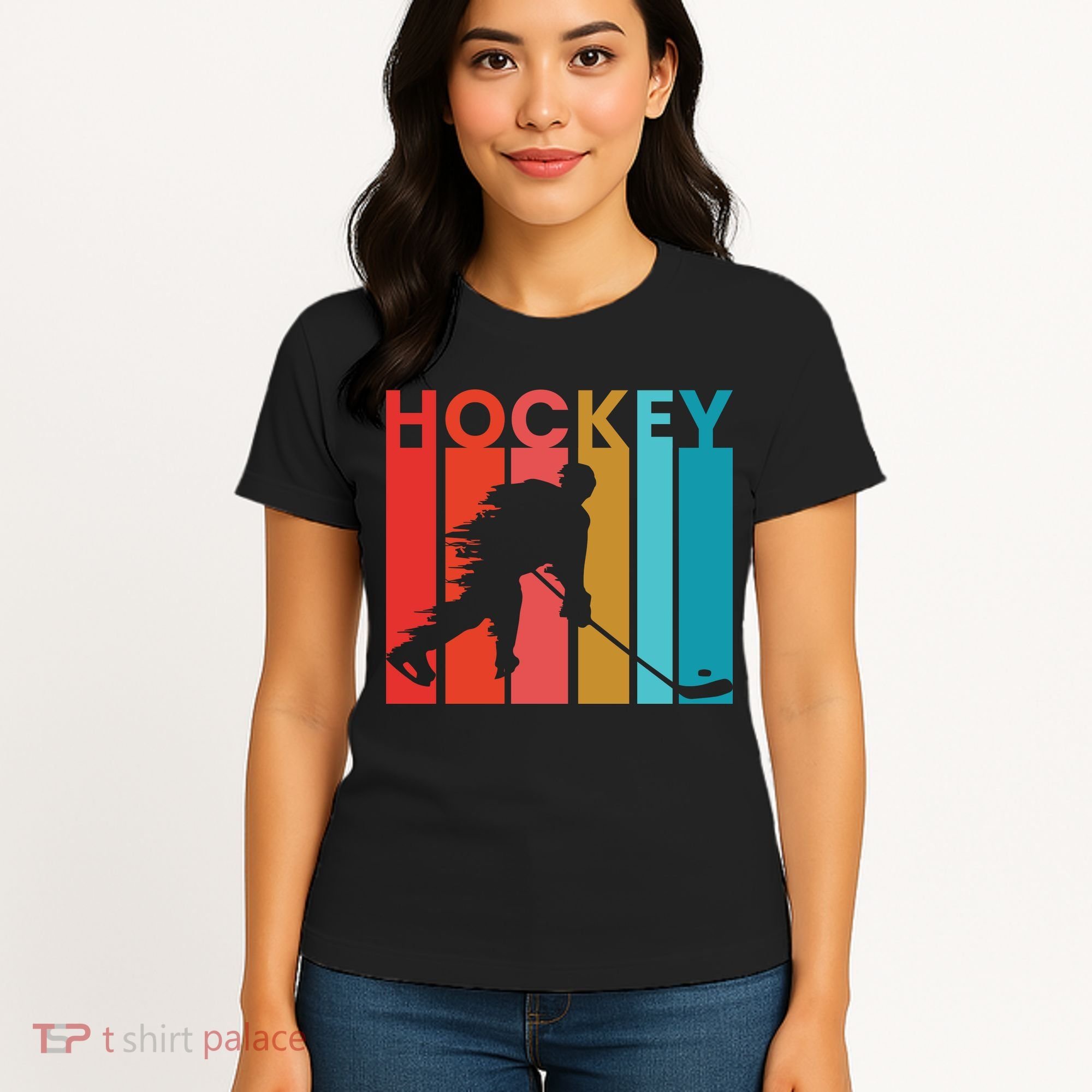Retro Poster Hockey Lovers Women's T-Shirt