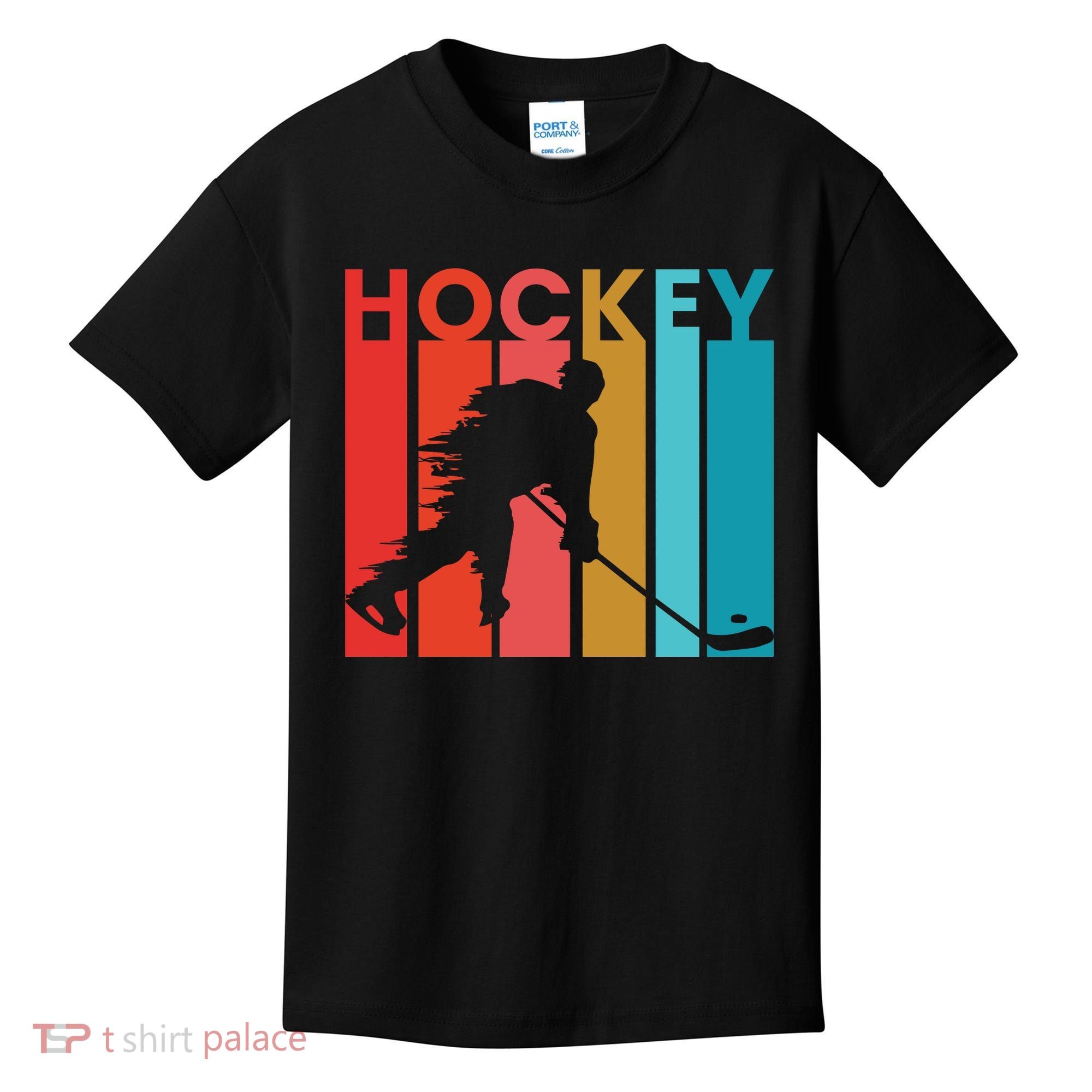 Retro Poster Hockey Lovers Kids T-Shirt