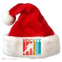 Retro Poster Hockey Lovers Santa Hat thumb 0