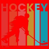 Retro Poster Hockey Lovers Santa Hat thumb 1