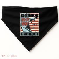 Remember Pearl Harbor Remembrance Day December 7th 1941 USA-Made Doggie Bandana thumb 0