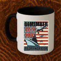 Remember Pearl Harbor Remembrance Day December 7th 1941 Coffee Mug thumb 2