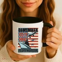 Remember Pearl Harbor Remembrance Day December 7th 1941 Coffee Mug thumb 3