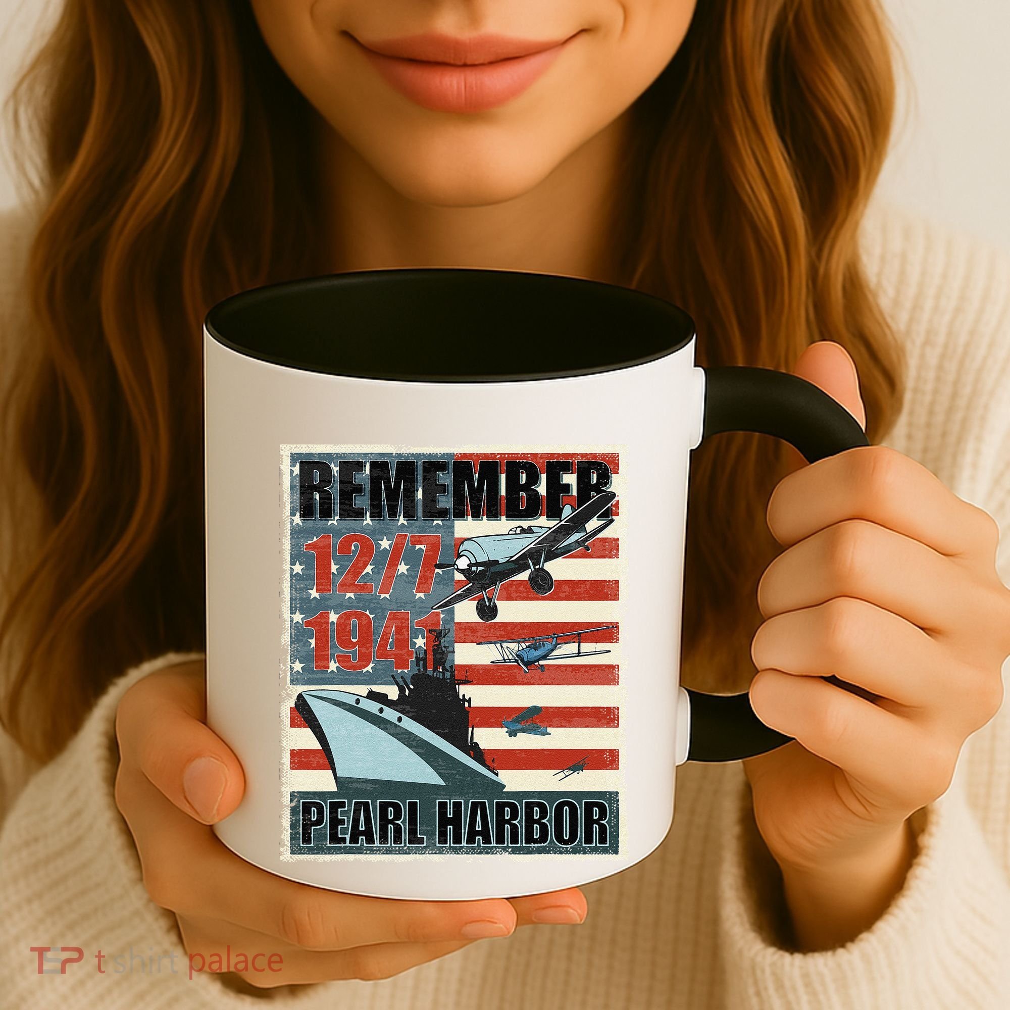 Remember Pearl Harbor Remembrance Day December 7th 1941 Coffee Mug