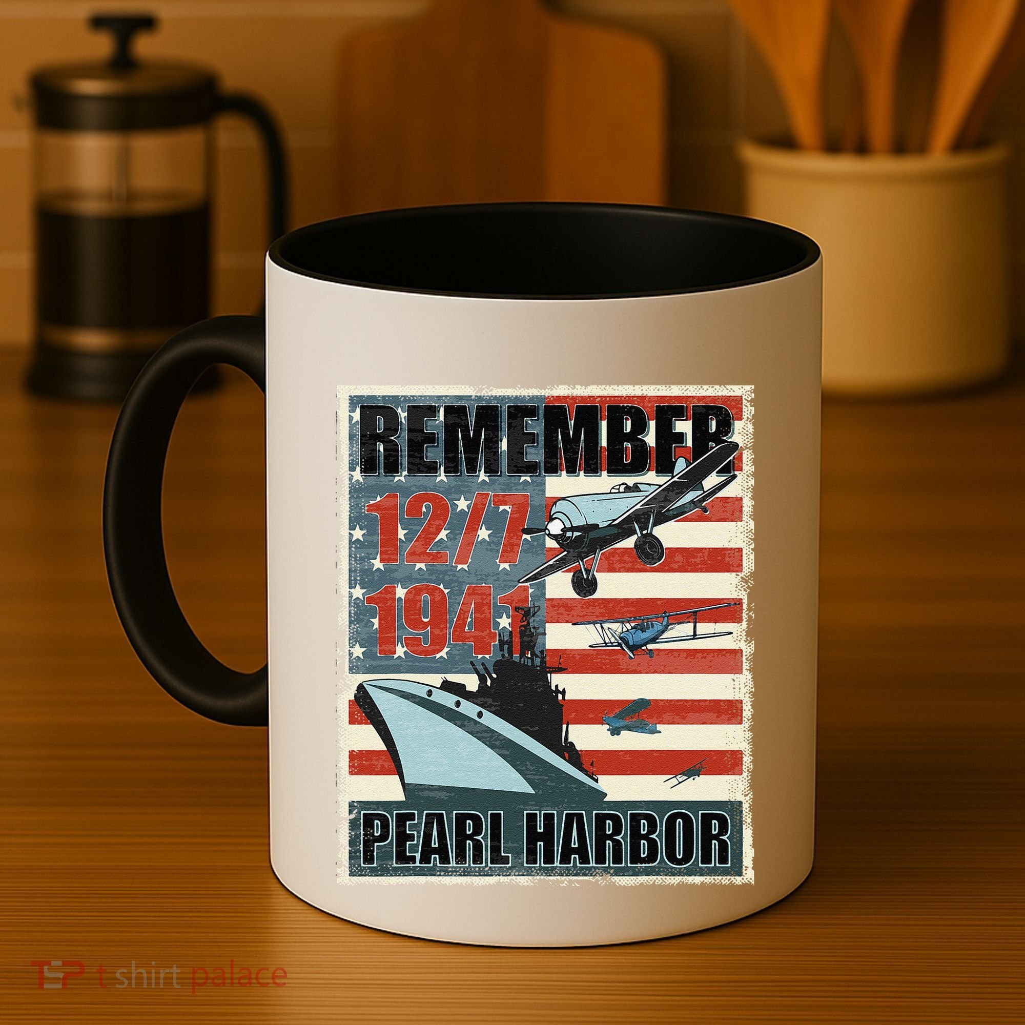 Remember Pearl Harbor Remembrance Day December 7th 1941 Coffee Mug