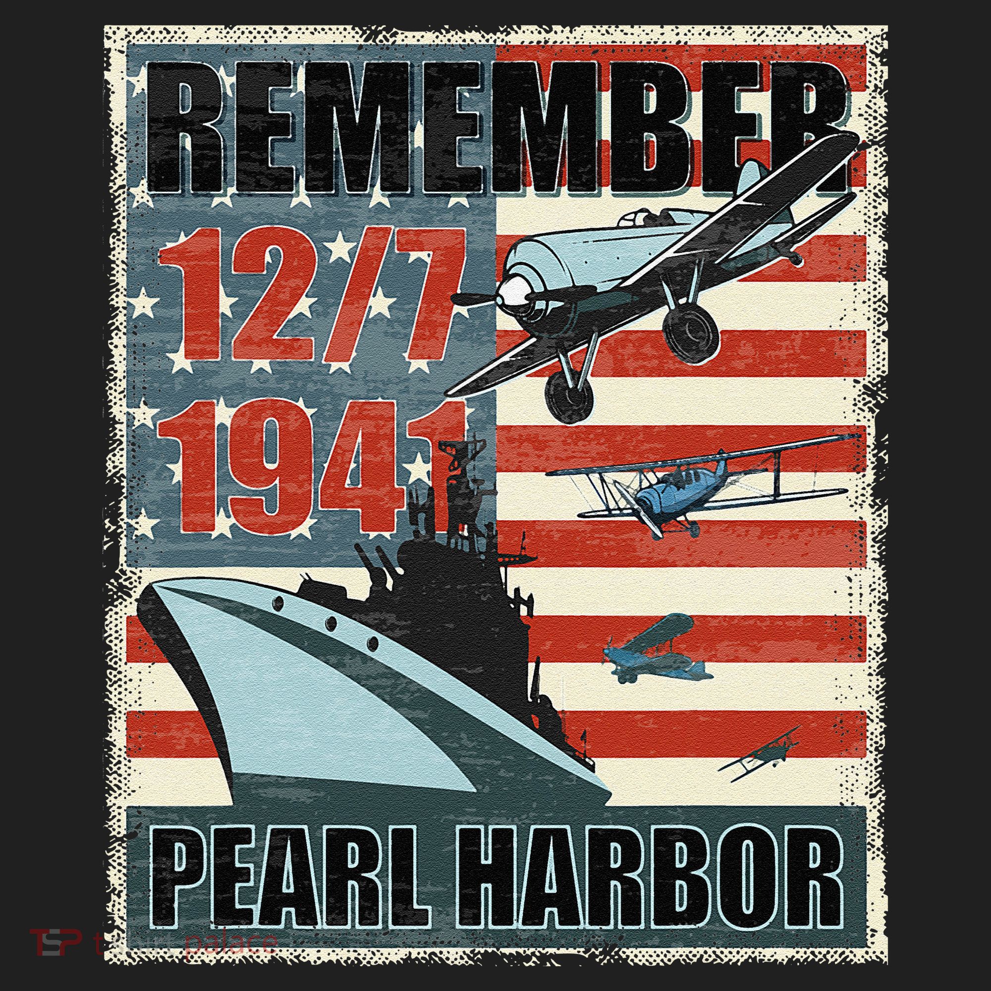 Remember Pearl Harbor Remembrance Day December 7th 1941 Hat