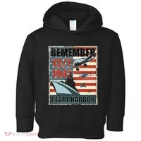 Remember Pearl Harbor Remembrance Day December 7th 1941 Toddler Hoodie thumb 0