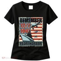 Remember Pearl Harbor Remembrance Day December 7th 1941 Women's T-Shirt thumb 0