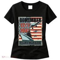 Remember Pearl Harbor Remembrance Day December 7th 1941 Women's T-Shirt thumb 0