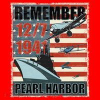Remember Pearl Harbor Remembrance Day December 7th 1941 Santa Hat thumb 1