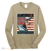 Remember Pearl Harbor Remembrance Day December 7th 1941 Long Sleeve Shirt thumb 0