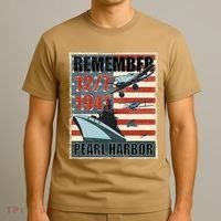 Remember Pearl Harbor Remembrance Day December 7th 1941 T-Shirt thumb 3