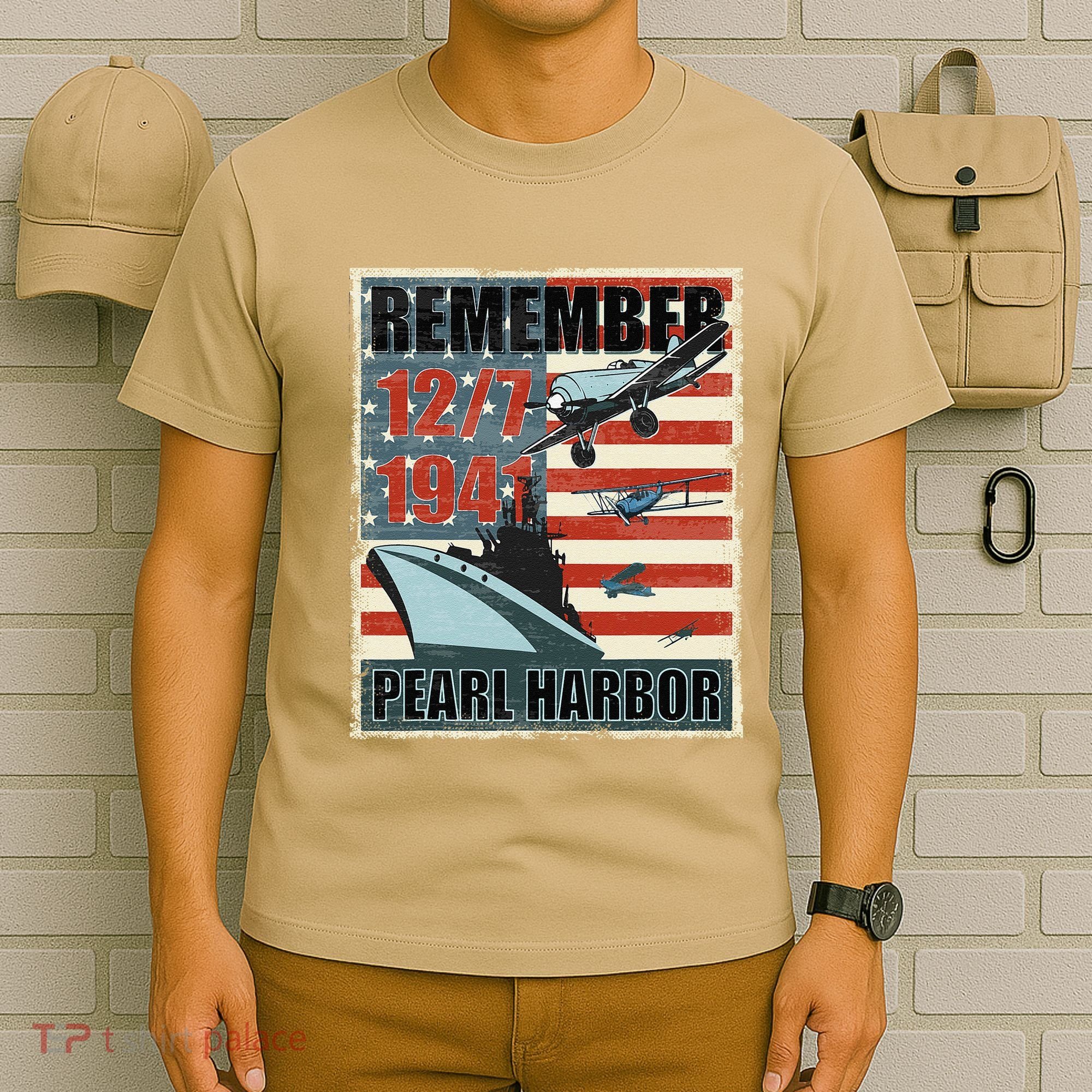 Remember Pearl Harbor Remembrance Day December 7th 1941 T-Shirt