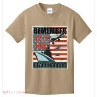 Remember Pearl Harbor Remembrance Day December 7th 1941 Kids T-Shirt thumb 0