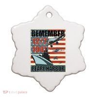 Remember Pearl Harbor Remembrance Day December 7th 1941 Ceramic Ornament thumb 0