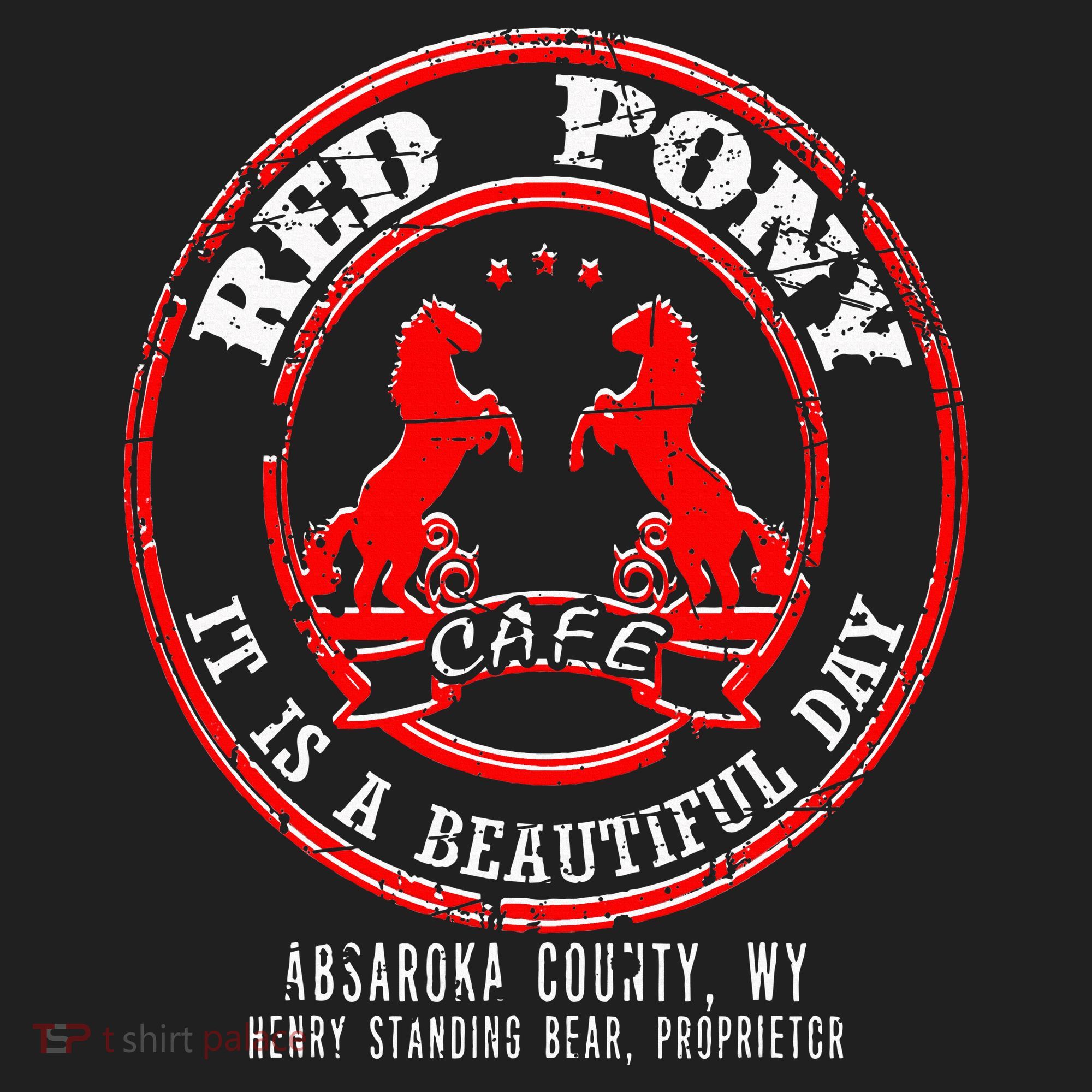 Red Pony It Is A Beautiful Day Women's Sweatshirt