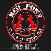 Red Pony It Is A Beautiful Day USA-Made Doggie Bandana thumb 2