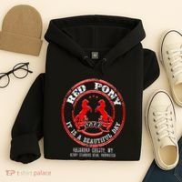 Red Pony It Is A Beautiful Day Hoodie thumb 4
