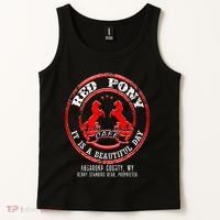 Red Pony It Is A Beautiful Day Tank Top thumb 2