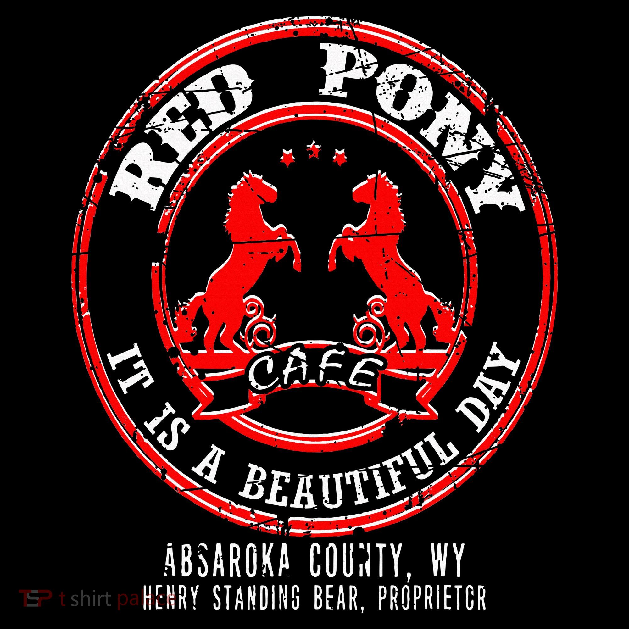 Red Pony It Is A Beautiful Day Tank Top
