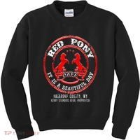 Red Pony It Is A Beautiful Day Kids Sweatshirt thumb 0