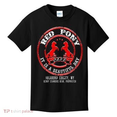 Red Pony It Is A Beautiful Day Kids T-Shirt
