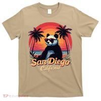Retro Panda In Sunglasses San Diego California Zoo Vintage T-Shirt thumb 0