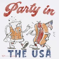 Retro Party In The Usa Beer Hot Dog Lover Funny 4th Of July T-Shirt thumb 7