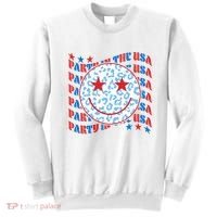 Retro Party In The USA Emoji Smiley Sweatshirt thumb 0