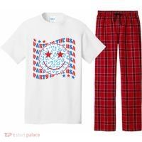 Retro Party In The USA Emoji Smiley Pajama Set thumb 0