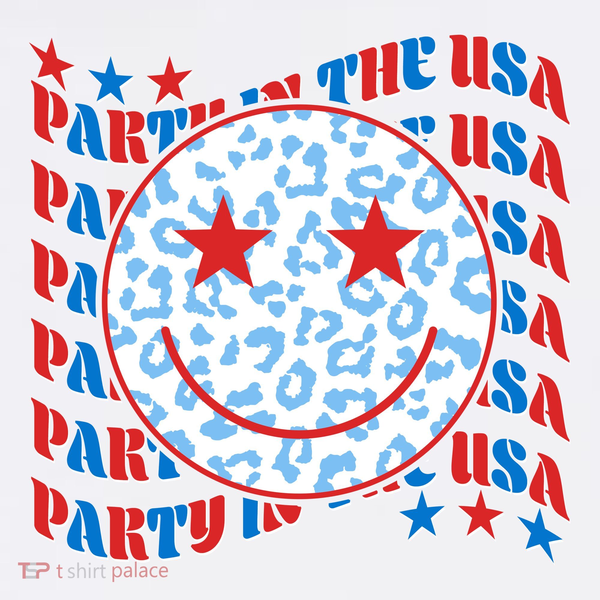 Retro Party In The USA Emoji Smiley Women's Hoodie