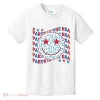 Retro Party In The USA Emoji Smiley Kids T-Shirt thumb 0