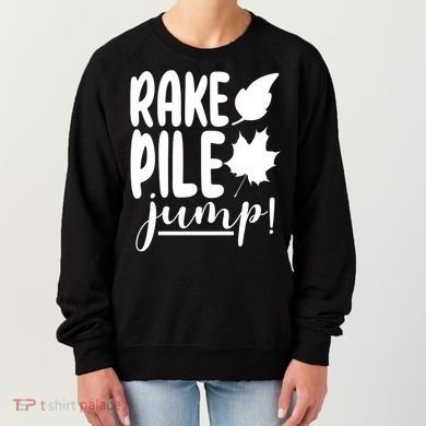 Rake Pile Jump Fall Lover Women's Sweatshirt