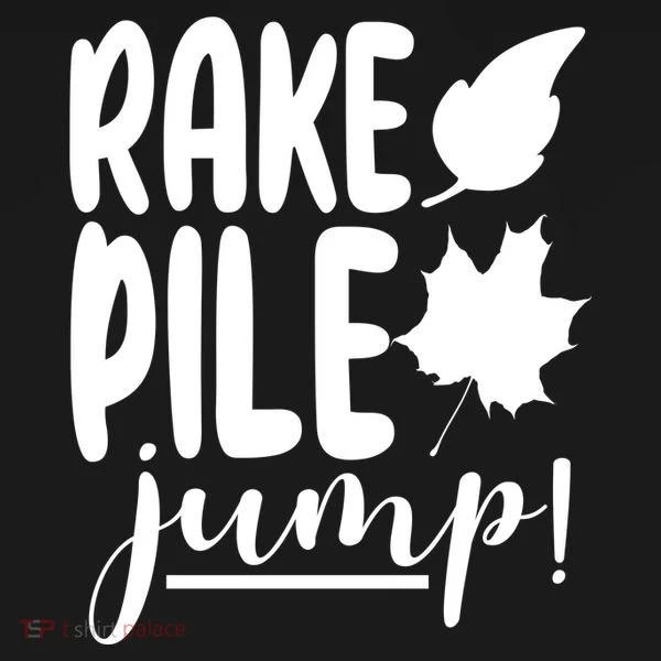 Rake Pile Jump Fall Lover Doggie Tank