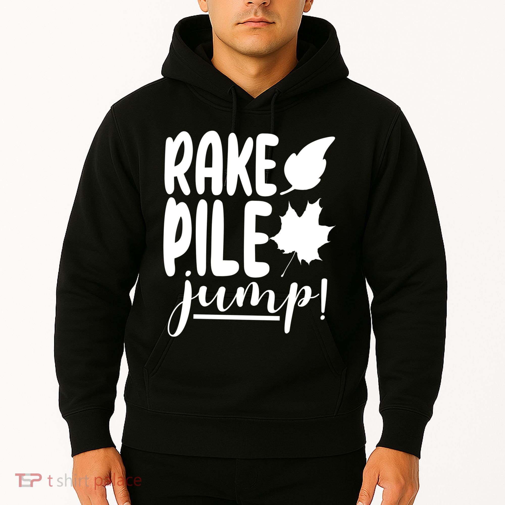 Rake Pile Jump Fall Lover Hoodie