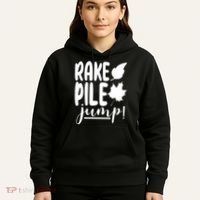 Rake Pile Jump Fall Lover Hoodie thumb 5