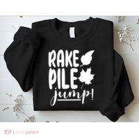 Rake Pile Jump Fall Lover Sweatshirt thumb 2