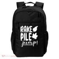 Rake Pile Jump Fall Lover Backpack thumb 0