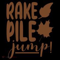 Rake Pile Jump Fall Lover Coffee Mug thumb 5