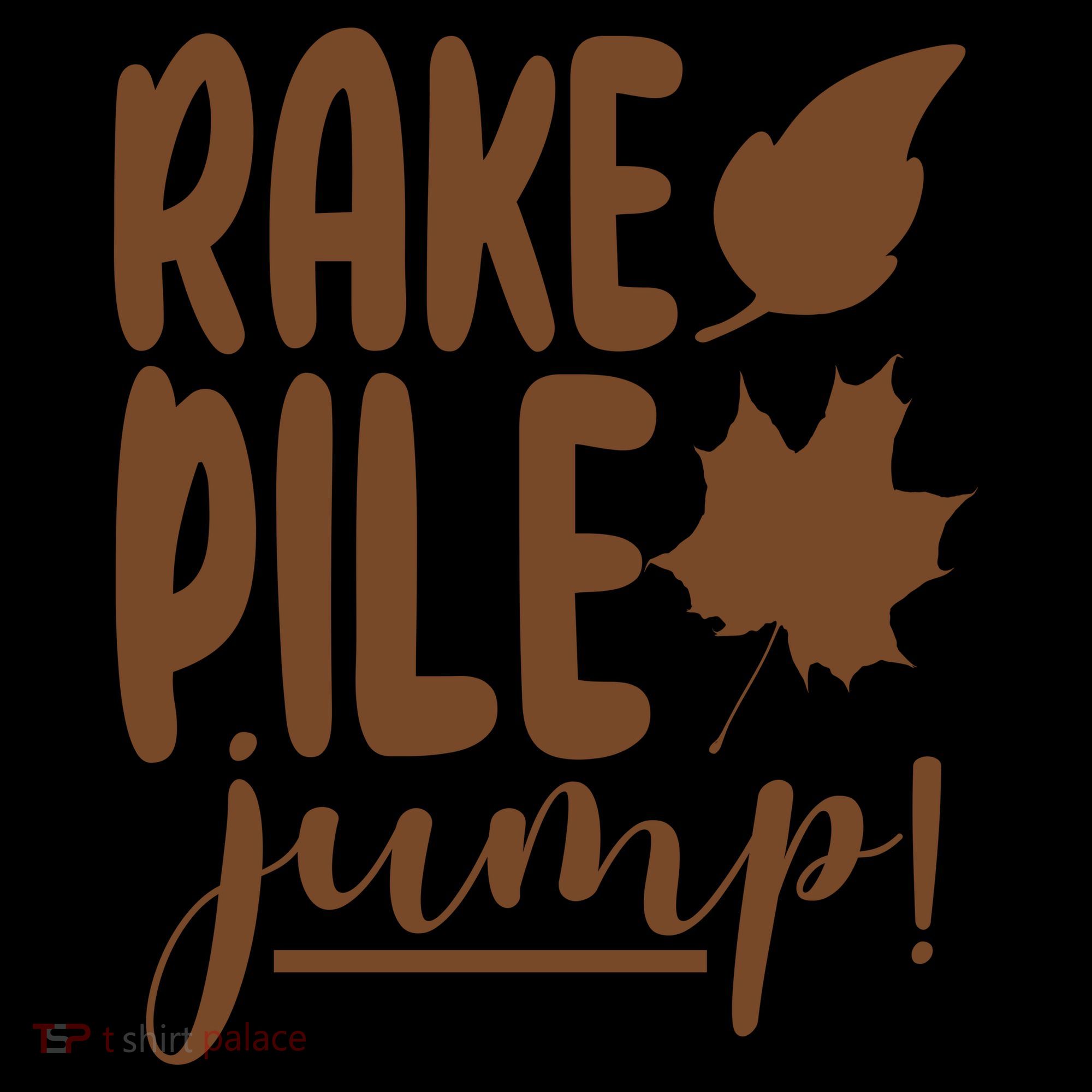 Rake Pile Jump Fall Lover Coffee Mug