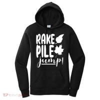 Rake Pile Jump Fall Lover Women's Hoodie thumb 0