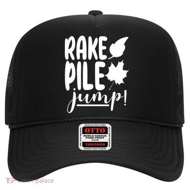 Rake Pile Jump Fall Lover Hat