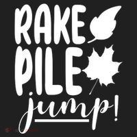 Rake Pile Jump Fall Lover Hat thumb 2