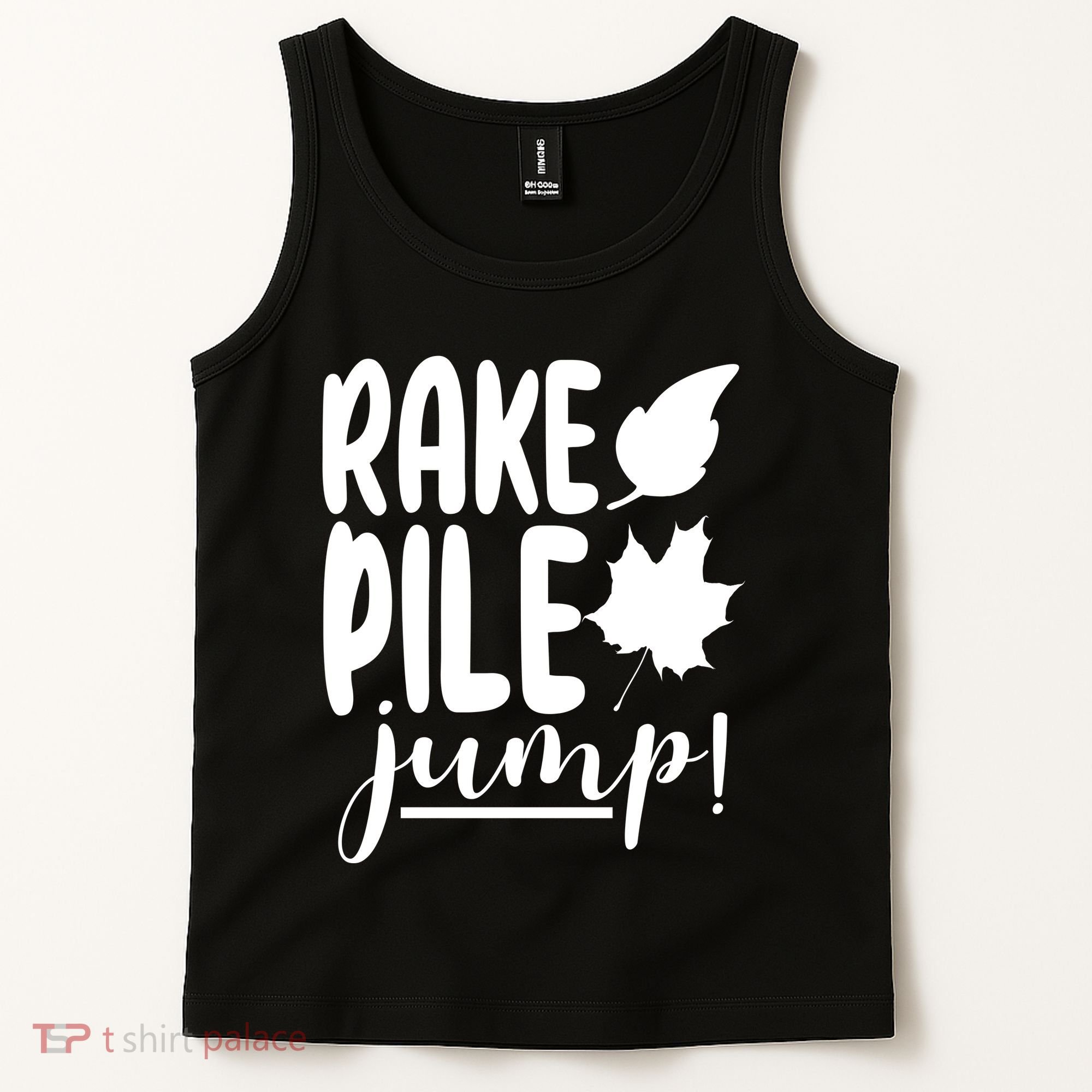 Rake Pile Jump Fall Lover Tank Top