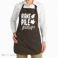 Rake Pile Jump Fall Lover Apron thumb 2