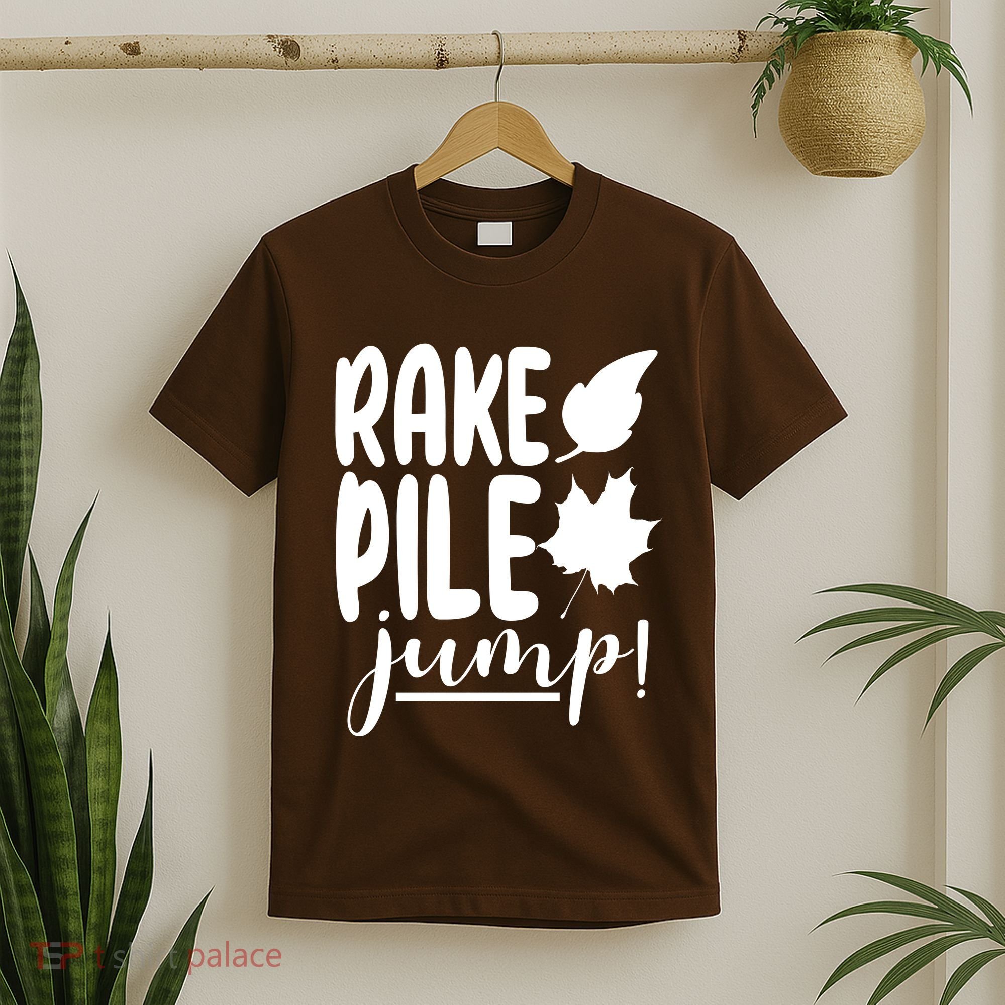 Rake Pile Jump Fall Lover T-Shirt